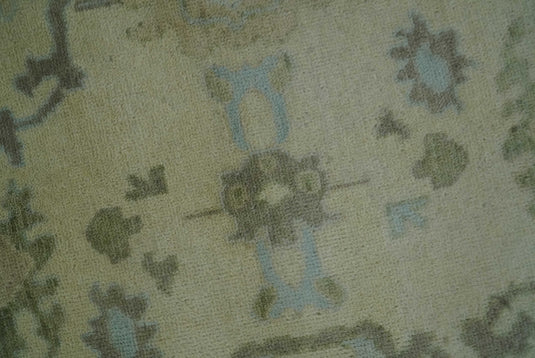 Hand Knotted Oriental Oushak Rug Beige and Grey Multi Size Ideal for Living, Bedroom, and Dining Rooms |CP1709