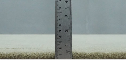 Modern Geometrical pattern Hand Knotted Olive and Gold 5x8 ft Bedroom, Living Room Rug Wool and Art Silk Area Rug