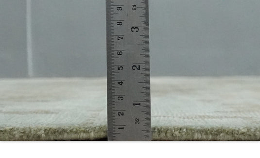 Modern Hand knotted Olive and Silver 6x9 ft Bedroom, Living Room Rug , Bamboo Silk Area Rug AAOC169