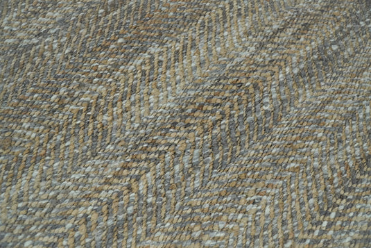 Available in USA Hand-Woven Brown and Charcoal 100% Natural Bedroom, Living Room Rug, kids Room Natural Jute Area Rug -AAJR11- (FC)