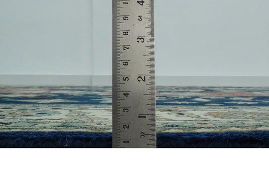 Black, Rust, And Green Traditional Serapi Hand Knotted Wool Rug 9x12 ft Ideal for Living, Bedroom And Dining Rooms | CP1811912B