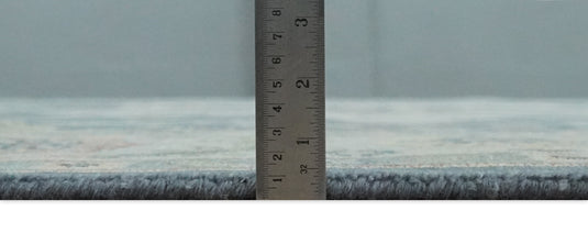 Traditional Persian Grey, Olive and Beige Hand knotted 9x12 Heriz wool Area Rug