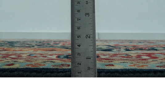 Hand Knotted Traditional Heriz Serapi Olive, Brown And Beige Wool Rug 8x10 ft Ideal for Living, Bedroom And Dining Rooms | CP2440810