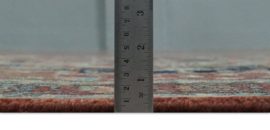 Persian Hand knotted Rust, Charcoal and Ivory 2x3, 3x5 and 4x6 Heriz Serapi wool Area Rug