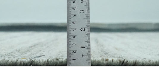 Abstract Ivory, Charcoal and Olive Handwoven 5x8 ft Bedroom, Living Room Rug Pet Yarn Area Rug