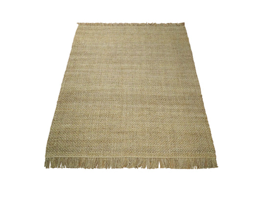 Available in USA Hand-Woven Brown 100% Natural 5x8, 8x10 ft Bedroom, Living Room Rug, kids Room Natural Jute Area Rug -AAJR007- (FC)
