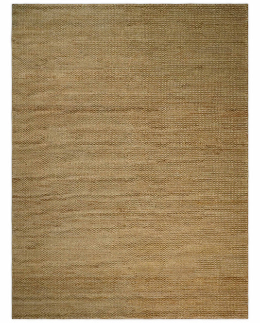 Available in USA Hand-Woven Brown 100% Natural Bedroom, Living Room Rug, kids Room Natural Jute Area Rug -AAJR14- (FC)