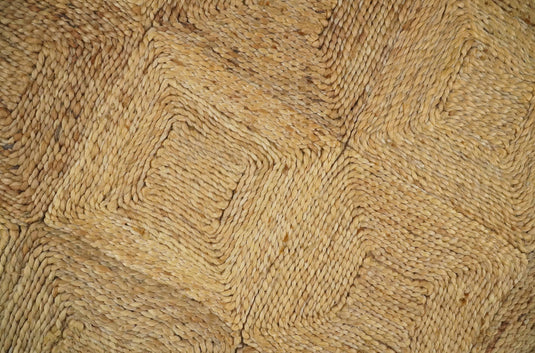 Available in USA Handmade Brown Checkerboard Pattern 100% Natural Bedroom, Living Room Rug, kids Room Natural Jute Area Rug -AAJR16- (FC)