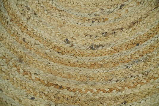 Available in USA Hand Braided Light Brown 100% Natural Bedroom, Living Room Rug, kids Room Natural Round Jute Area Rug -AAJR6-(FC)