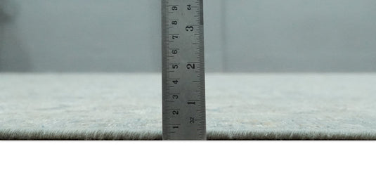 Traditional Vintage Silver, Brown And Beige Hand Knotted 6x9, 8x10 And 9x12 ft Bedroom, Living Room Rug Wool Area Rug