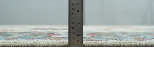 Antique Tradtional Vintage Oushak Ivory and Gray Colorful 5x8,6x9,8x10,9x12,10x14 and 12x15 Area Rug | CP915