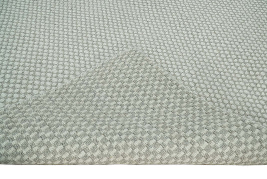 Modern Loop Pile Flatwoven Durrie Area Rug , Beige And Ivory Living Room, Dinning Room Layering Rug | CP830