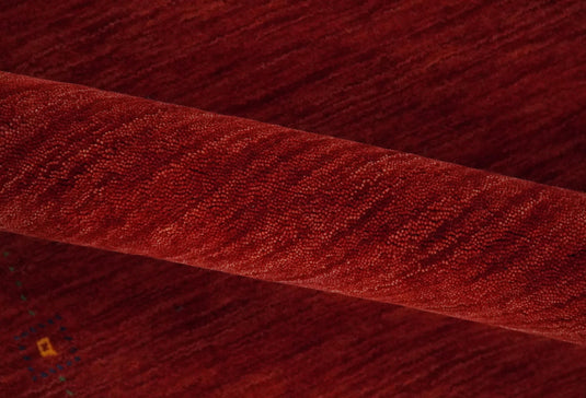 Hand Woven Red, Gold and Brown Wool southwestern Lori area rug, 6x8