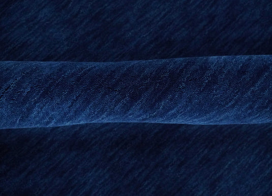 Hand Woven Blue, Rust with multicolored Stripes Wool southwestern Lori area rug, 6x8 |KNT19