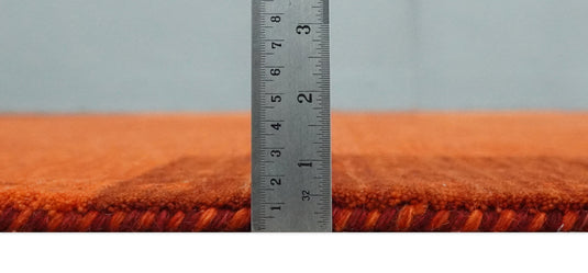 Hand Woven Red and Rust Wool southwestern Lori area rug, 5x8 |KNT32