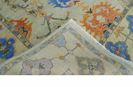 Hand knotted Antique Silver, Beige and Grey Traditional wool area rug | CP977810