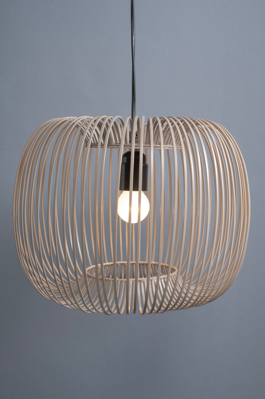 Elegant Light Grey Metal Pendant Lamp