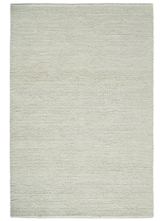 Available in USA Hand-Woven Solid Ivory 5x8,6x9, 8x10,9x12 ft Bedroom, Living Room Rug, kids Room Wool Area Rug | AADOV1