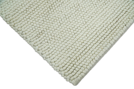 Available in USA Hand-Woven Solid Ivory 5x8,6x9, 8x10,9x12 ft Bedroom, Living Room Rug, kids Room Wool Area Rug | AADOV1