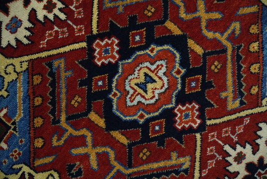 Beautiful Premium look Persian Hand knotted Black and Red 2.6x12 and 4x8 wool Area Rug