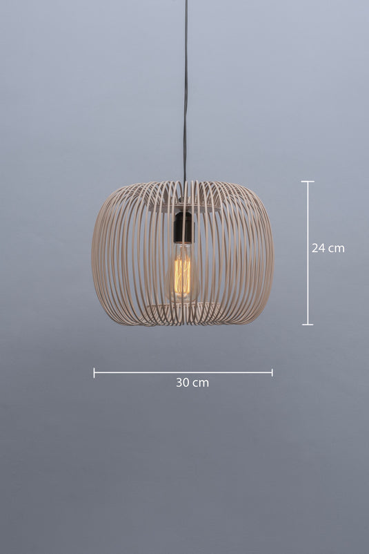 Elegant Light Grey Metal Pendant Lamp