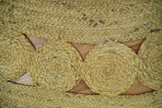 Available in USA Hand Braided Brown 100% Natural Bedroom, Living Room Rug, kids Room Natural Round Jute Area Rug -AAJR13- (FC)