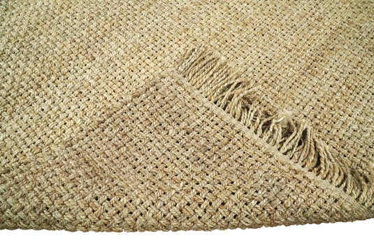 Available in USA Hand-Woven Brown 100% Natural 5x8, 8x10 ft Bedroom, Living Room Rug, kids Room Natural Jute Area Rug -AAJR007- (FC)