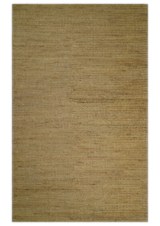 Available in USA Hand-Woven Brown 100% Natural Bedroom, Living Room Rug, kids Room Natural Jute Area Rug -AAJR14- (FC)