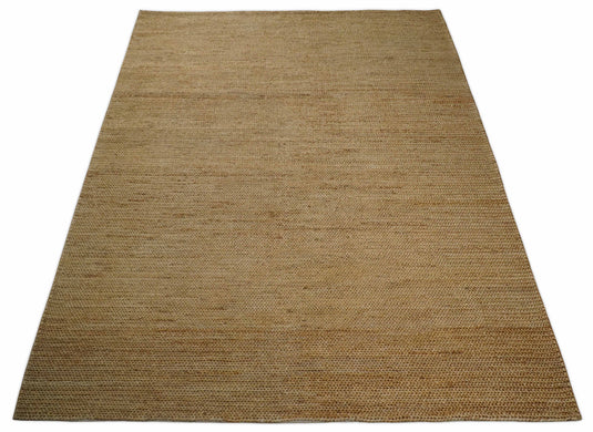 Available in USA Hand-Woven Brown 100% Natural Bedroom, Living Room Rug, kids Room Natural Jute Area Rug -AAJR14- (FC)
