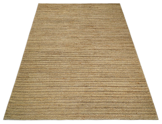 Available in USA Hand-Woven Light Beige 100% Natural Bedroom, Living Room Rug, kids Room Natural Jute Area Rug -AAJR15- (FC)