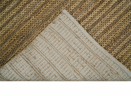 Available in USA Hand-Woven Light Beige 100% Natural Bedroom, Living Room Rug, kids Room Natural Jute Area Rug -AAJR15- (FC)