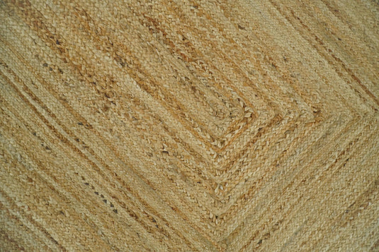 Available in USA Hand-Woven Brown and Blue 100% Natural Bedroom, Living Room Rug, kids Room Natural Jute Area Rug -AAJR2- (FC)