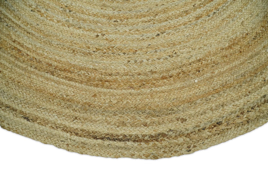 Available in USA Hand Braided Light Brown 100% Natural Bedroom, Living Room Rug, kids Room Natural Round Jute Area Rug -AAJR6-(FC)