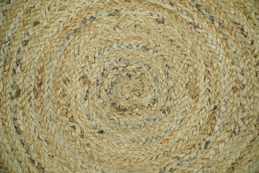 Available in USA Hand Braided Light Brown 100% Natural Bedroom, Living Room Rug, kids Room Natural Round Jute Area Rug -AAJR6-(FC)