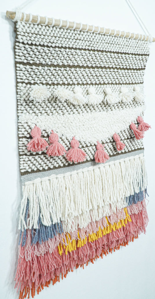 2x3 WALL HANGING | MULTI HANDWOVEN BOHO WH1