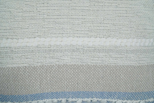 Blue, White and Grey Bohemian Woven Pillow Cover, Cushion Cover | PL23