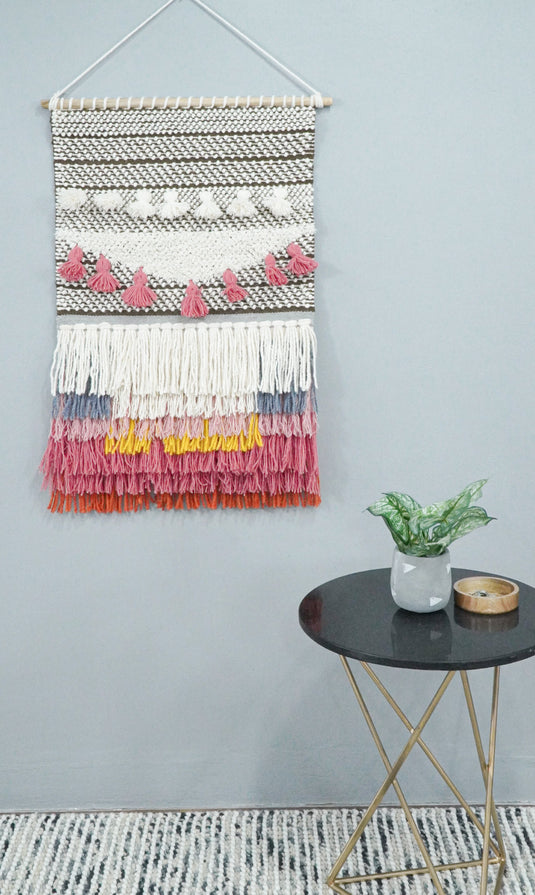 2x3 WALL HANGING | MULTI HANDWOVEN BOHO WH1