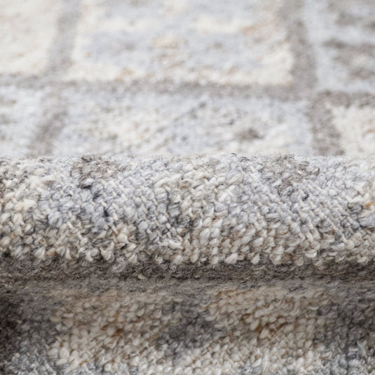 5x8 AND 8X10 GREY HANDMADE NATURAL KILIM RUG- (FC)