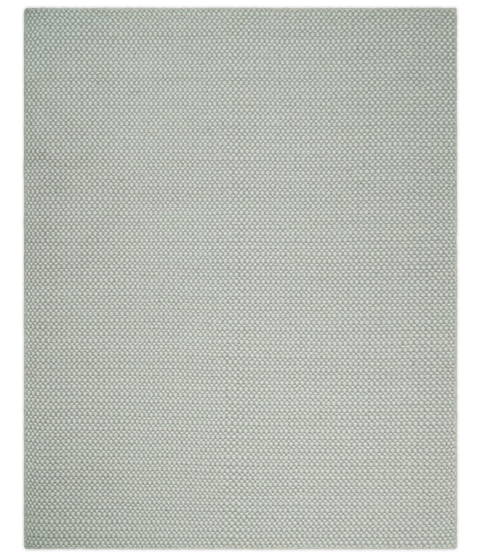 Modern Loop Pile Flatwoven Durrie Area Rug , Beige And Ivory Living Room, Dinning Room Layering Rug | CP830