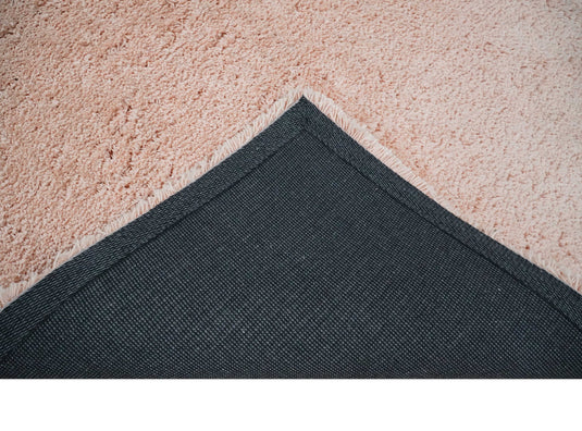 Hand Woven Soft Solid Plush  3x5, 4x6 and 5x7 Dark Pink Shaggy Area Rug | SHAG11