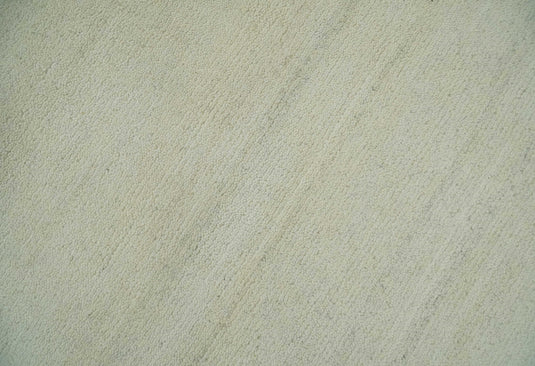 Hand Knotted modern Ivory with multicolored stripes Lori Gabbeh Traditional Antique Southwestern rug, 6X8
