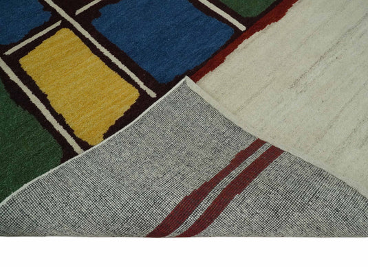 Hand Knotted Multicolored modern Lori Gabbeh Traditional Antique Southwestern rug, 6X8