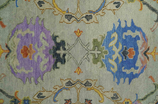 Hand knotted Antique Silver, Beige and Grey Traditional wool area rug | CP977810